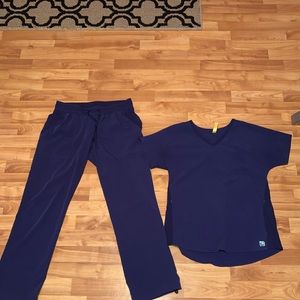 Scrub top and bottoms